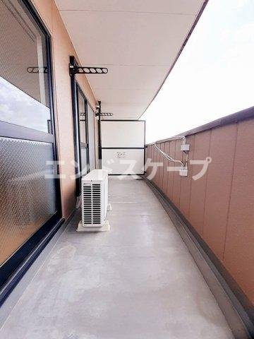 ポワール・フルールのバルコニー|高崎、前橋のお部屋探しはエンドスケープまで！お客様の理想お聞かせ下さい♪