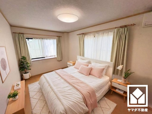 大阪市西成区天下茶屋１丁目の寝室|※本画像は空室時の写真に、家具・小物等をCG合成したイメージです。