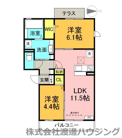 メゾン ド シャルールの間取り