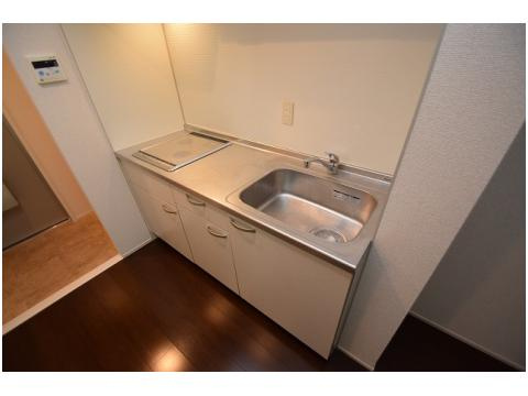高槻市城西町のアパートのキッチン