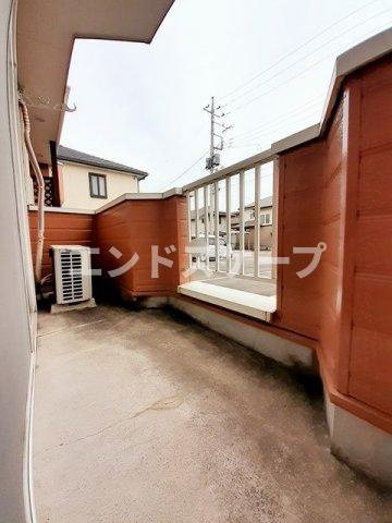 ローズヒルＳのバルコニー|高崎、前橋のお部屋探しはエンドスケープまで！お客様の理想お聞かせ下さい♪