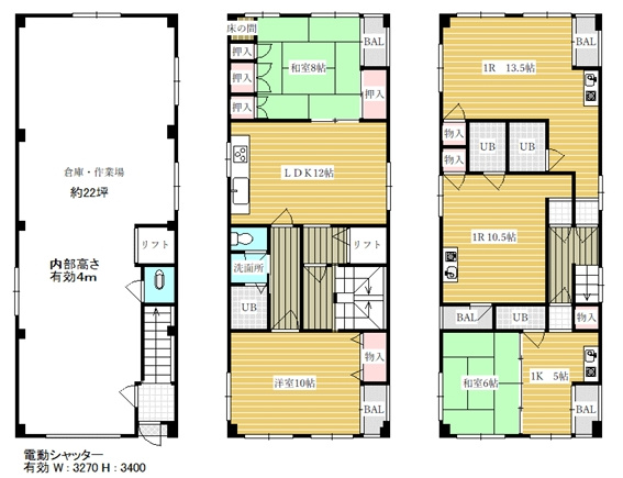 加美東６丁目倉庫の間取り