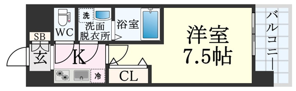 レジュールアッシュ神戸湊川公園