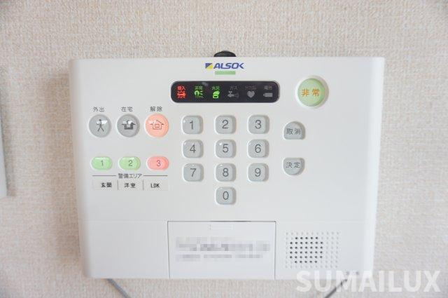 合志市須屋のアパートのセキュリティ