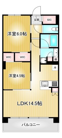 プレサンスロジェ上前津駅前 THE RESIDENCE|名古屋市の賃貸ならMy賃貸の間取り|プレサンスロジェ上前津駅前THE RESIDENCE