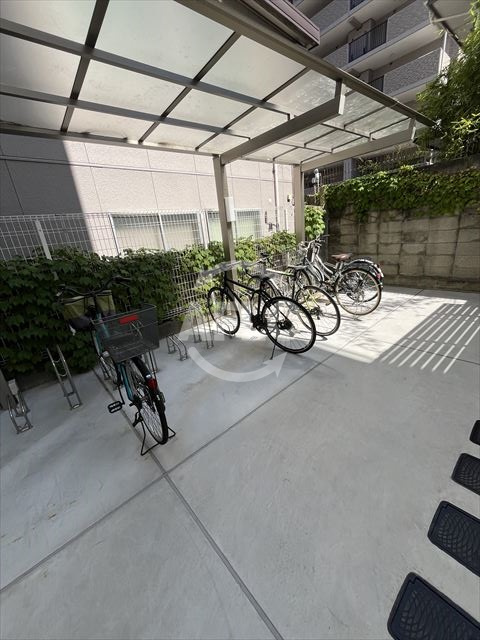 メゾン夕陽丘ノースコートのその他共用部分|メゾン夕陽丘ノースコート　駐輪場