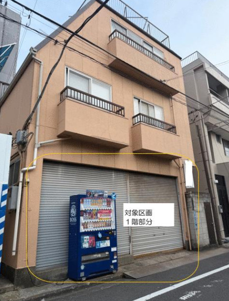 大田区南六郷２丁目の倉庫の外観