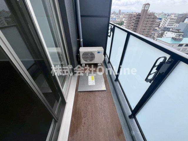 大阪市平野区加美北１丁目の賃貸マンションのバルコニー