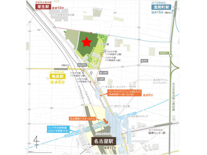 ＢＩＺｒｉｕｍ名古屋の地図