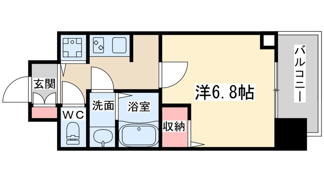 【間取り】 | エスレジデンス天満グレイシス