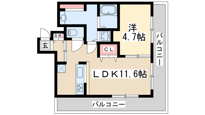 【間取り】 | 近鉄淀川リバーサイドマンション
