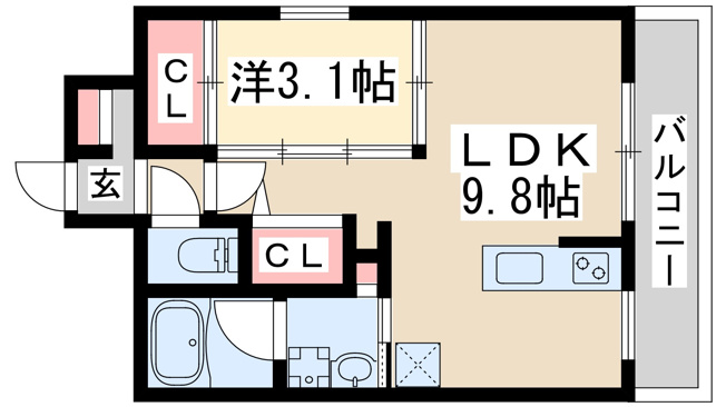 【間取り】 | エルセレーノ新大阪北