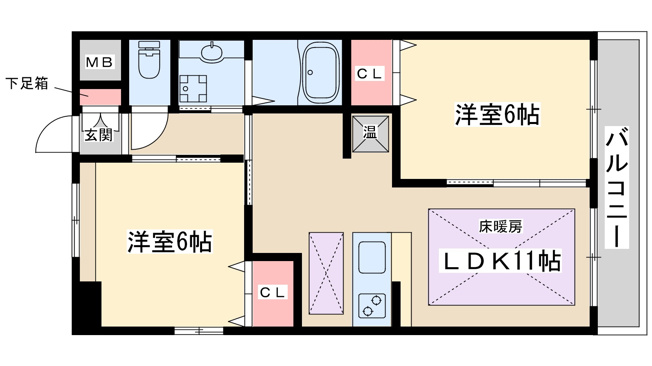 【間取り】 | 第20関根マンション