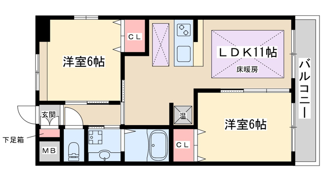 【間取り】 | 第20関根マンション