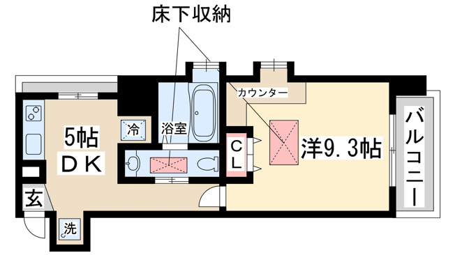 【間取り】 | プルメリア新大阪