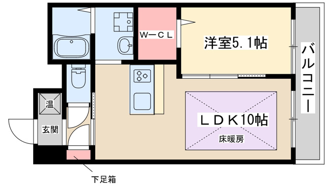【間取り】 | 第21関根マンション