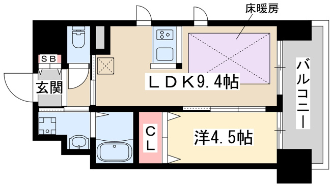 【間取り】 | 第25関根マンション
