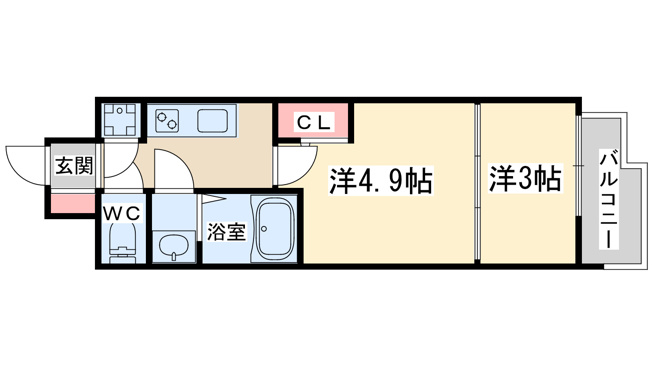 【間取り】 | セレニテ東梅田アリエ