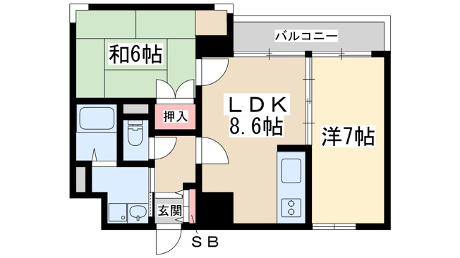 【間取り】 | ライオンズマンション新大阪第3