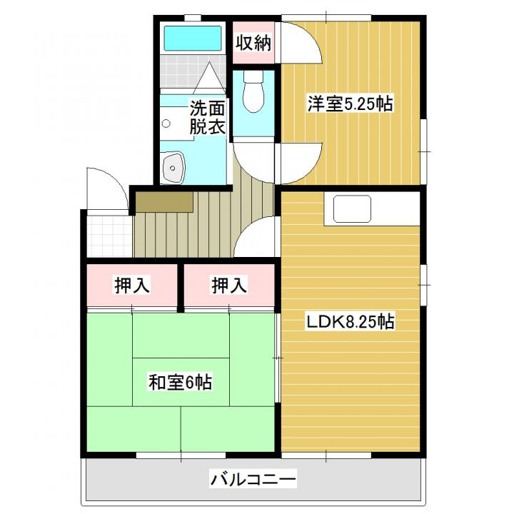 フレグランス飛鳥の間取り
