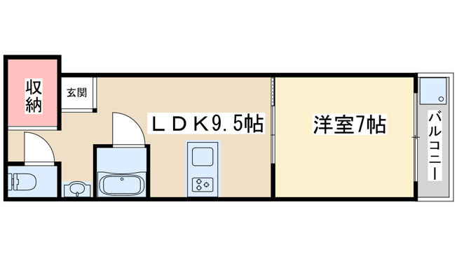 【間取り】 | ローズコーポ新大阪第1
