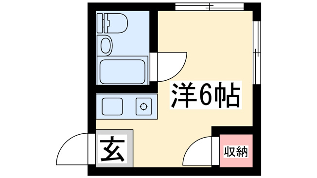 【間取り】 | 新大阪サンマンション２号棟