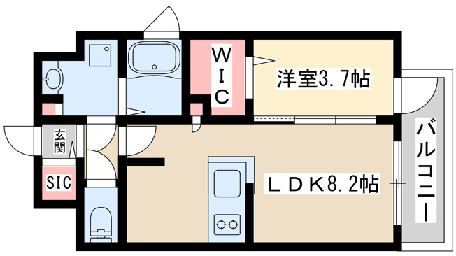 【間取り】 | プランドール新北野