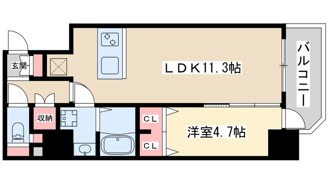 【間取り】 | コンフォリアリヴ新大阪ウエスト