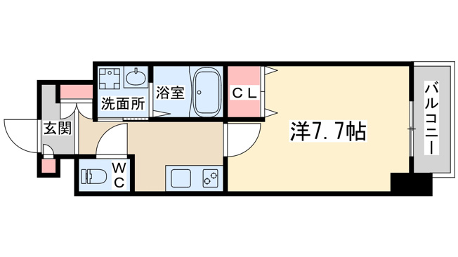 【間取り】 | ラドゥセール梅田イースト