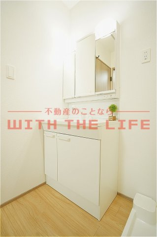 L-bloom東櫛原【キャッシュバック対象】の独立洗面台|独立洗面台あり、毎朝おしゃれに忙しい女性の方におすすめです