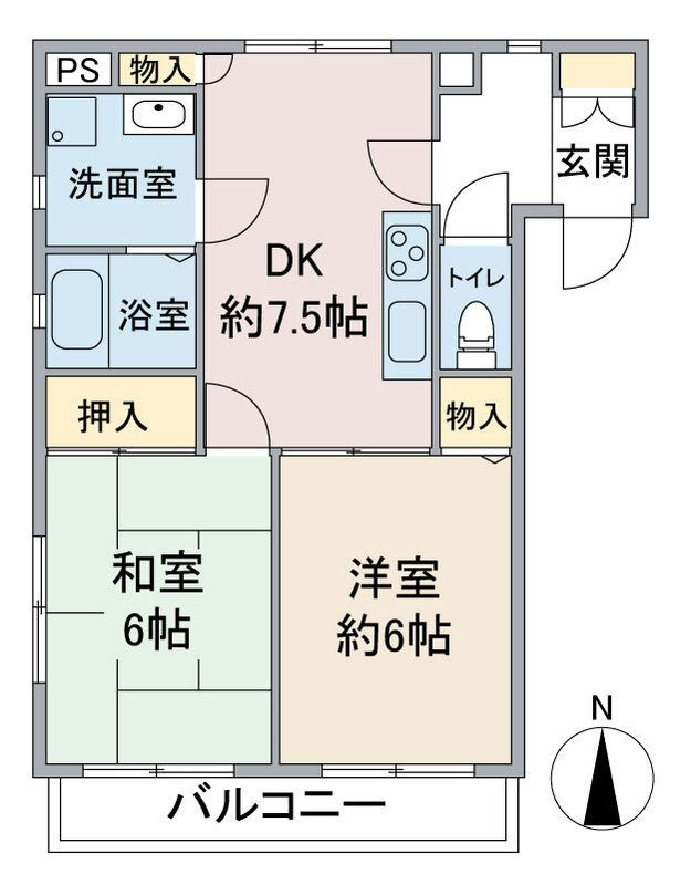 シャリエ三ノ輪の間取り