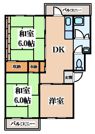 【間取り】 | 高倉台団地