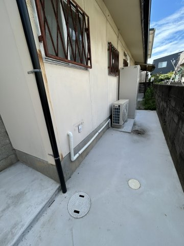 衣川貸家のバルコニー