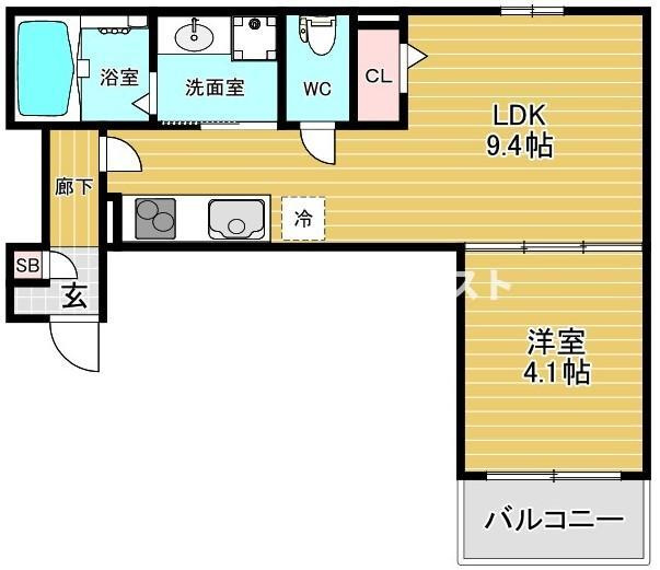 AIA難波南の間取り