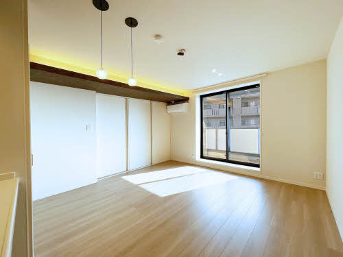福岡市中央区笹丘３丁目の賃貸マンションの居間・リビング|ＧＲＡＮＤ ＢＬＥＵ ＤＥ ＳＡＳＡＯＫＡ ＊＊ A0302号-3