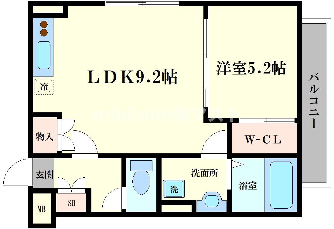 グランパシフィックパインスクエアの間取り