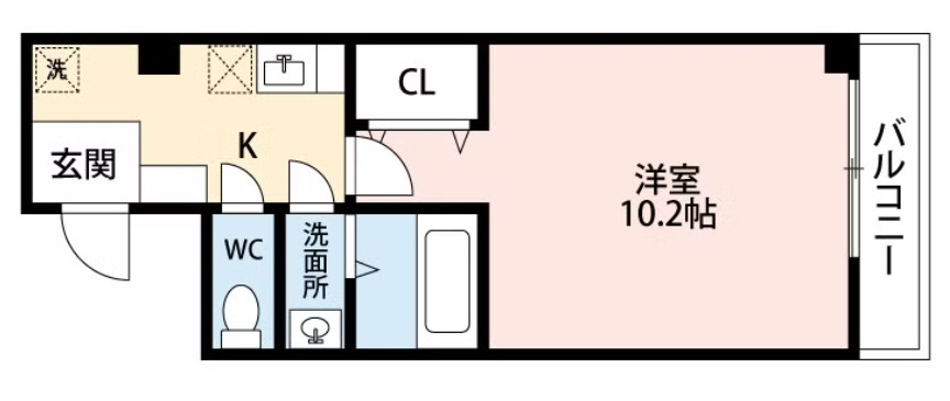 浜大津ヒルズ 平成17年築 利回り8.2%×駅6分の間取り