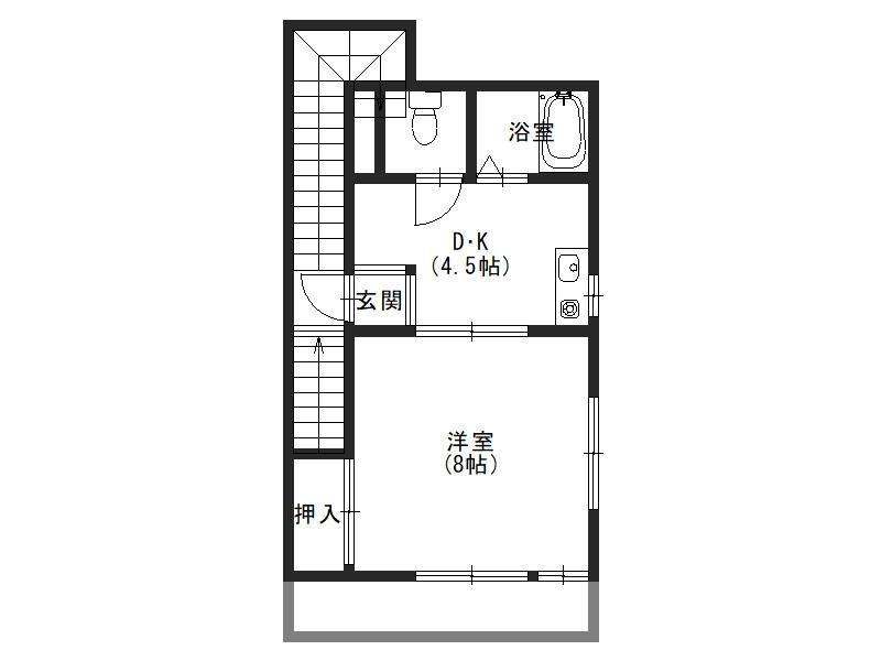 シマダハイムの間取り