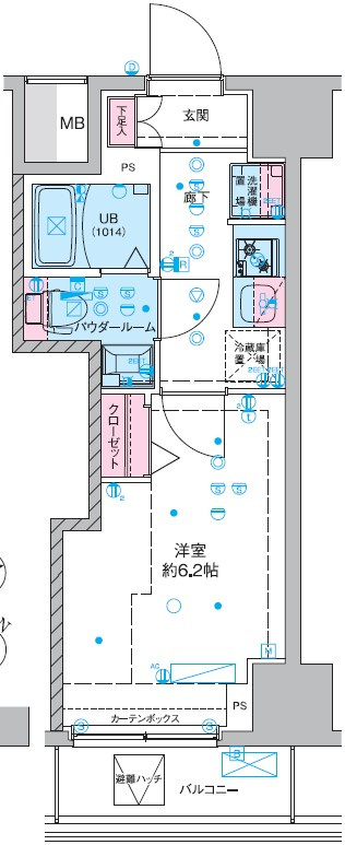 GENOVIA西千葉の間取り