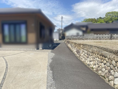 【前面道路含む現地写真】 | 四日市市小杉町 | 西側道路