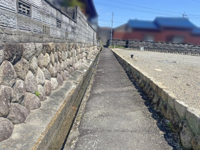 【前面道路含む現地写真】 | 四日市市小杉町 | 北側通路