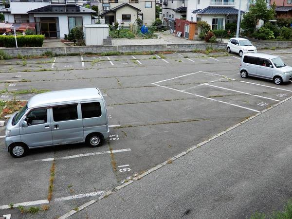 ビレッジハウス仁井田1号棟の駐車場|駐車場です
