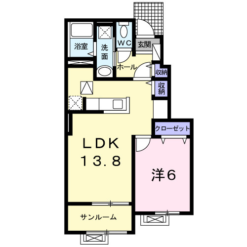 ラフィネⅣの間取り