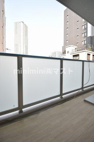 ラフィット松屋町のバルコニー