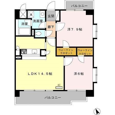 シャン・クラージュの間取り