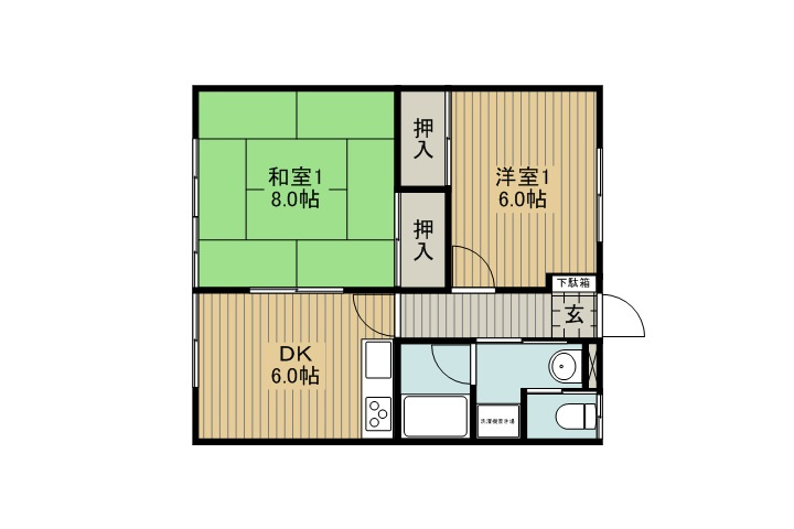 第2宮林ハイツの間取り