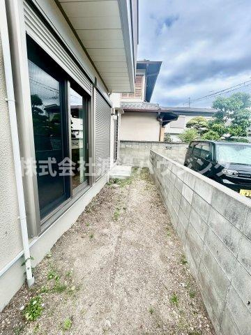 箕面市半町一戸建の庭