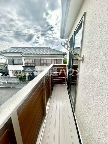 箕面市半町一戸建のバルコニー