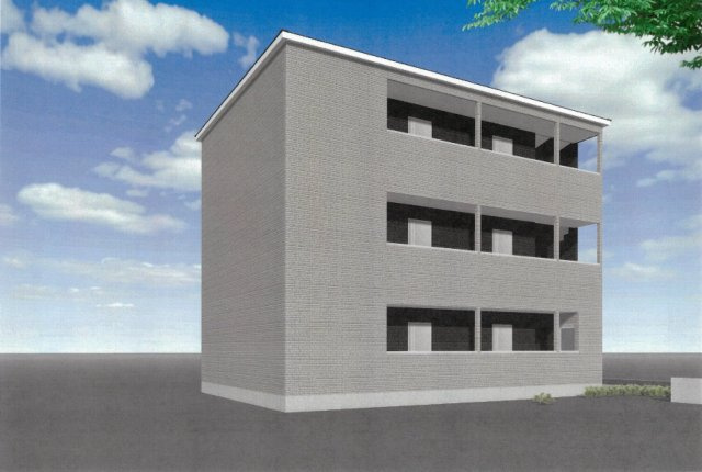 千葉県船橋市飯⼭満町2丁目　共同住宅建築条件付き売地の外観パース|参考イメージパース