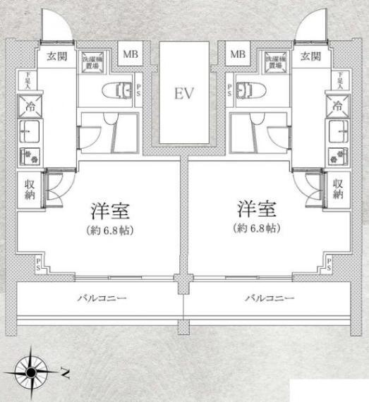 ブランノワール東武練馬の間取り